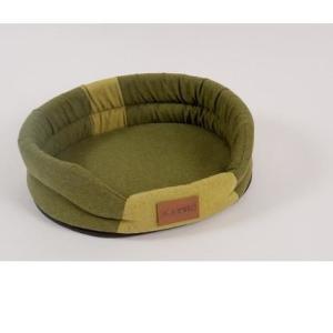 Лежак для собак Katsu Animal S, размер 65х54см., хаки/салатовый
