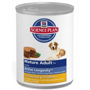 Консервы для пожилых собак Hill's Mature Adult 7+ Active Longevity, 370 г, курица