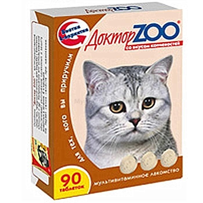Витамины для кошек Доктор Zoo - Интернет зоомагазин MyPet-Online.ru