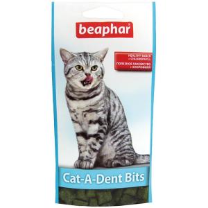 Подушечки для кошек для чистки зубов Beaphar Cat-A-Dent-Bits