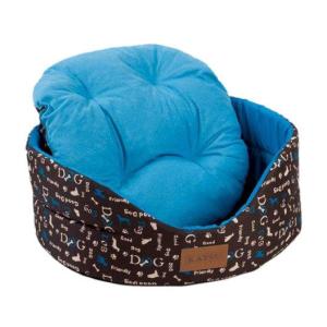 Лежак для собак и кошек Katsu Yohanka shine Dogs XS, размер 46х32х18см., синий