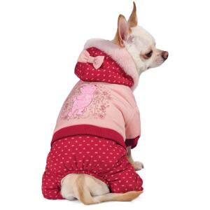 Комбинезон зимний для собак Triol Disney Disney Winnie-the-Pooh Pink XS, размер 20см.