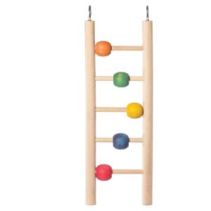 Игрушка для птиц Triol Лестница с шариками, размер 23.5х7см.