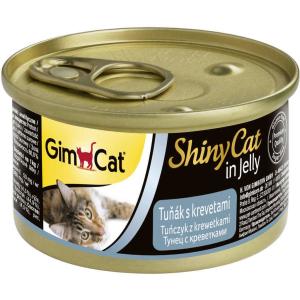 Корм для кошек GimCat  ShinyCat, 85 г, тунц с креветками