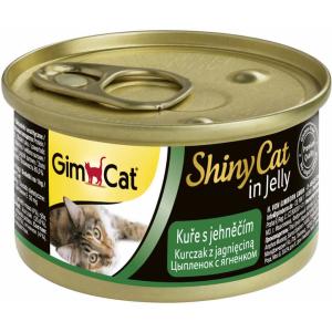 Корм для кошек GimCat  ShinyCat , 85 г, цыпленок с ягненком