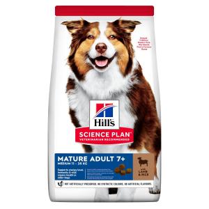 Корм для собак Hill's Mature Adult 7+ Senior, 12 кг, Ягненок с рисом