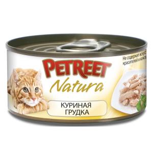Консервы для кошек Petreet Natura, 70 г, куриная грудка