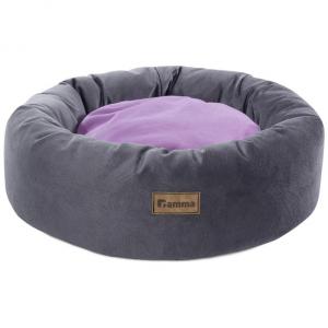 Лежанка для животных Гамма Виолетта, размер 50x50x16см., фиолетово-серый
