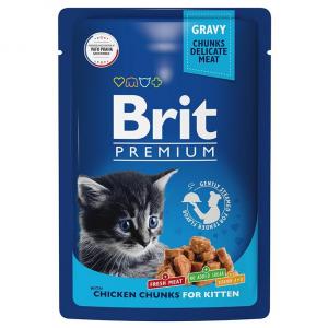 Корм для котят Brit Premium , 85 г, цыпленок
