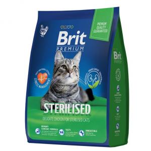 Корм для кошек Brit Premium Cat Sterilised, 400 г, курица