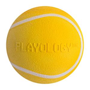 Игрушка для собак Playology  Squeaky Chew Ball, размер 6см., желтый