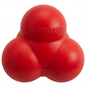 Игрушка для собак Playology  Squeaky bounce Ball L, красный