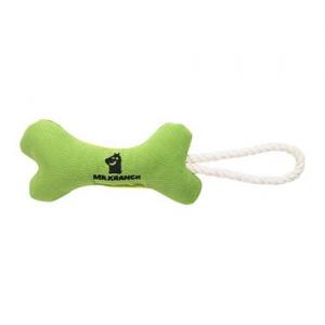 Игрушка для собак Mr.Kranch Косточка, размер 31x9x4см., зеленый с желтым