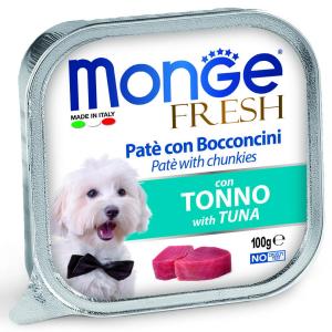 Monge Dog корм для собак Monge Fresh, 100 г, тунец
