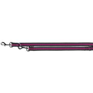 Поводок-перестежка для собак Trixie Fusion M, черный / розовый