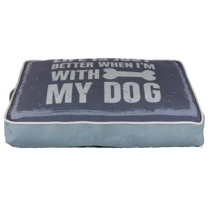 Лежак для собак Trixie Buddy L, размер 90×60см., серый