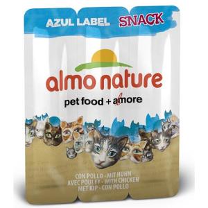 Колбаски для кошек Almo Nature Azul Label Snack Cat, 15 г, курица