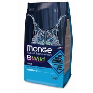 Корм для кошек Monge Bwild , 1.5 кг, анчоусы