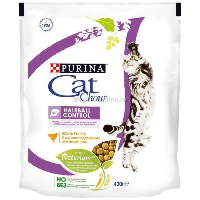 purina cat chow hairball