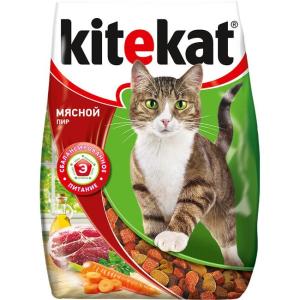 Корм для кошек Kitekat Мясной пир , 15 кг