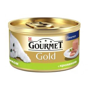 Корм для кошек Gourmet Gold, 85 г, кролик
