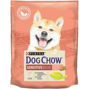 Корм для собак Purina Dog Chow Sensitive Adult, 800 г, лосось, рис