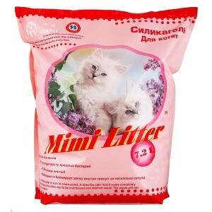 Наполнитель для котят Mimi Litter Розовые гранулы, 3.6 кг, 7.2 л