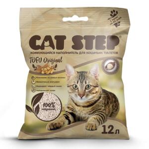 Наполнитель для кошачьего туалета Cat Step Tofu Original, 5.62 кг, 12 л