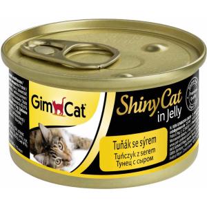 Корм для кошек GimCat ShinyCat, 85 г, тунец с сыром
