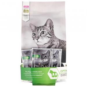 Корм для кошек Pro Plan Sterilised, 1.755 кг, индейка