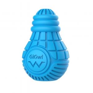 Игрушка для собак GiGwi  BULB RUBBER, размер 5x8x5см., синий