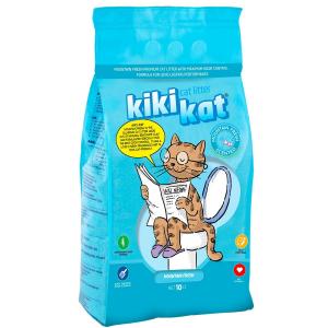 Наполнитель для кошачьего туалета KiKiKat Горная свежесть, размер 10 л., 8.7 кг