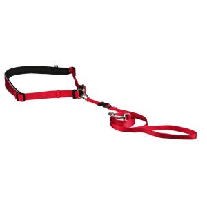 Ремень поясной с поводком Trixie Waist Belt with Leash, красный