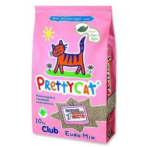 Наполнитель для кошачьего туалета Pretty Cat Euro Mix, 10 кг