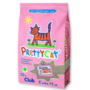 Наполнитель для кошачьего туалета Pretty Cat Euro Mix, 10 кг