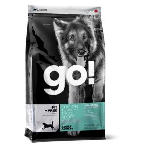 Корм для собак и щенков GO! Natural Fit+Free Grain Free, 2.72 кг, индейка с курицей, лососем и уткой