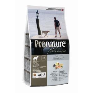 Корм для собак Pronature Holistic Dog skin & coat, 13.6 кг, лосось с коричневым рисом