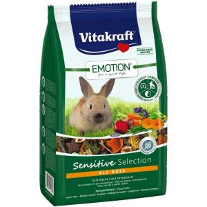 Корм для кроликов Vitakraft Sensitive Selection, 600 г, овощи, семена