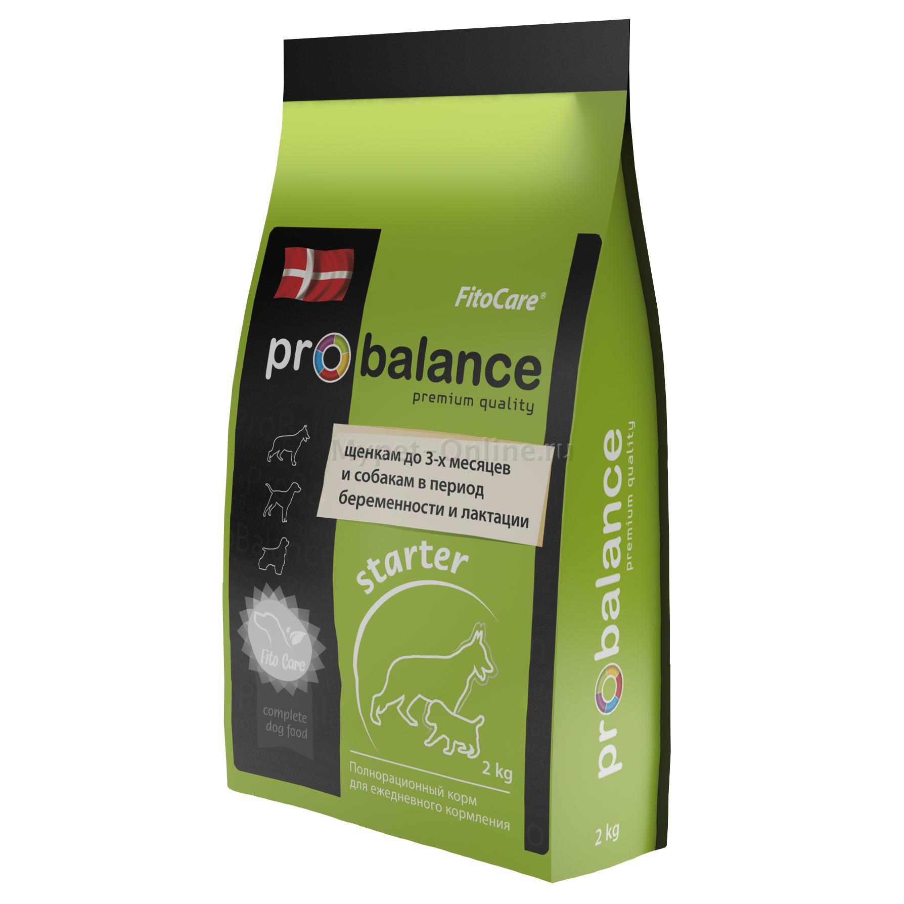 ProBalance Starter корм для собак, 2 кг: купить с доставкой - Интернет  зоомагазин MyPet-Online.ru