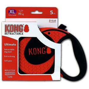 Поводок-рулетка для собак Kong ULTIMATE XL, красный