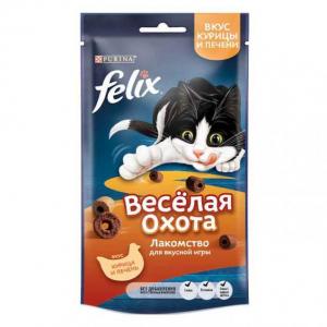 Лакомство для кошек Felix, 50 г, молоко