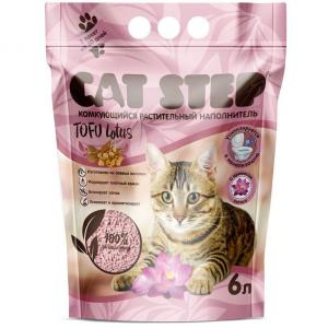 Наполнитель для кошачьего туалета Cat Step Tofu Lotus, 2.7 кг, 6 л, размер 0.11x0.34x0.425см.