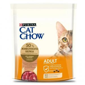 Корм для кошек Purina Cat Chow Adult, 400 г, утка