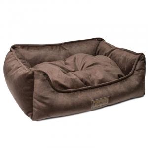 Лежанка для собак и кошек Гамма Неман S, размер 42x40x15см., коричневый