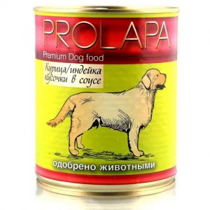 Корм для собак Prolapa Premium , 850 г, курица и индейка
