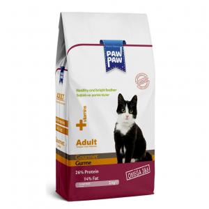 Корм для кошек Pawpaw Adult Cat Food Gourmet, 1 кг, Баранина, рыба и курица