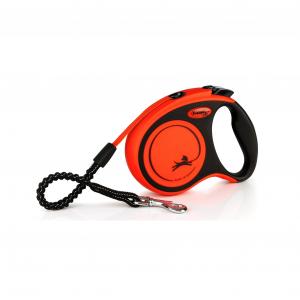Поводок-рулетка для собак Flexi Xtreme  XS, оранжевая