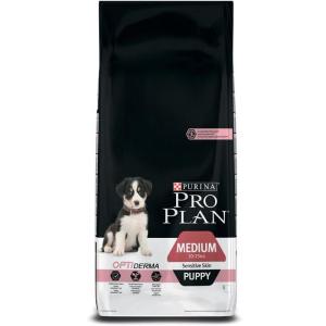 Корм для щенков Pro Plan Puppy Medium Sensitive Skin, 18 кг, лосось