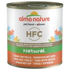 Консервы для кошек Almo Nature Classic HFC Adult Cat Chicken&Tuna, 280 г, тунец, курица