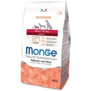 Корм для собак Monge Dog Speciality, 800 г, лосось, рис